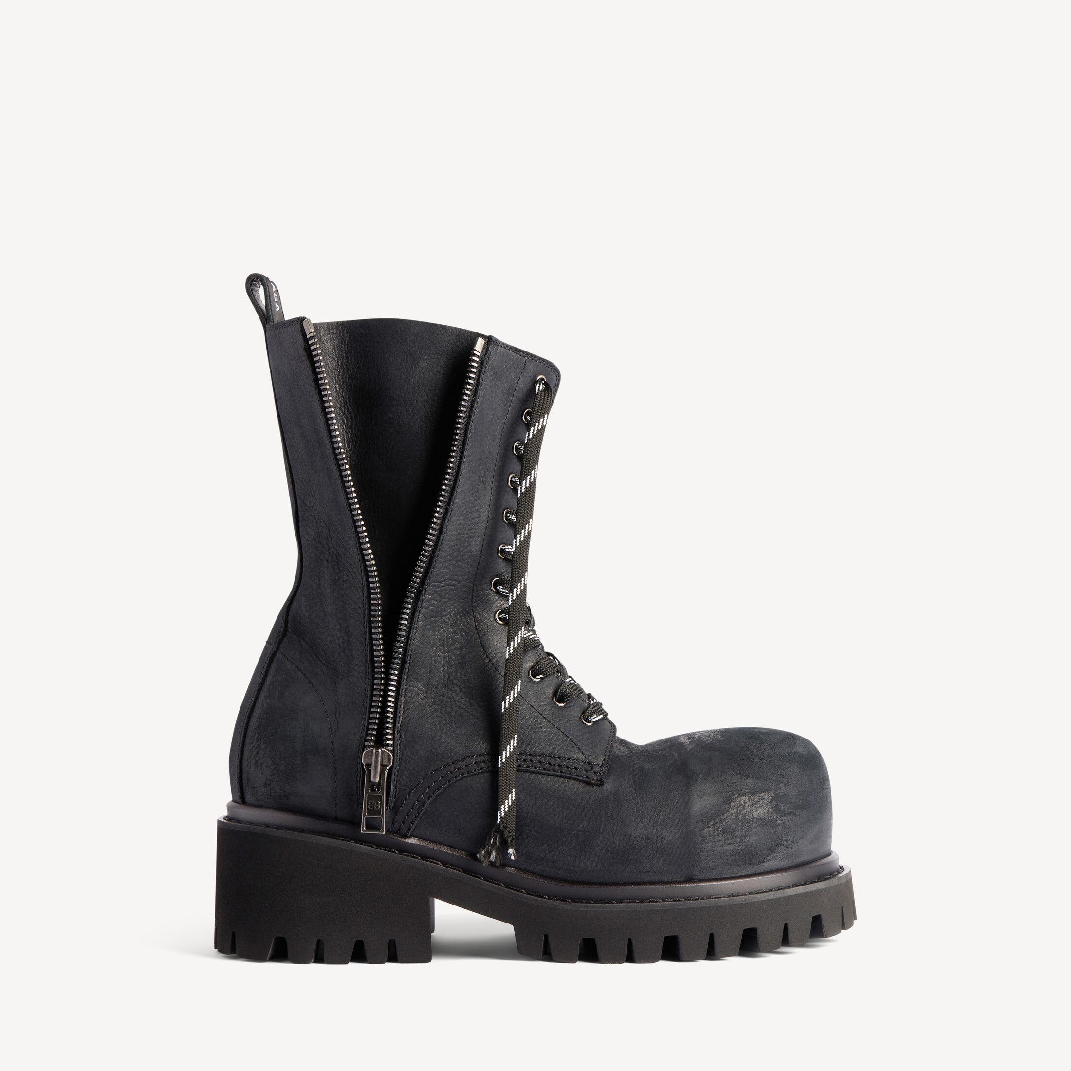 Balenciaga Stomper Zipped Bootie in Black for Men | Lyst UK