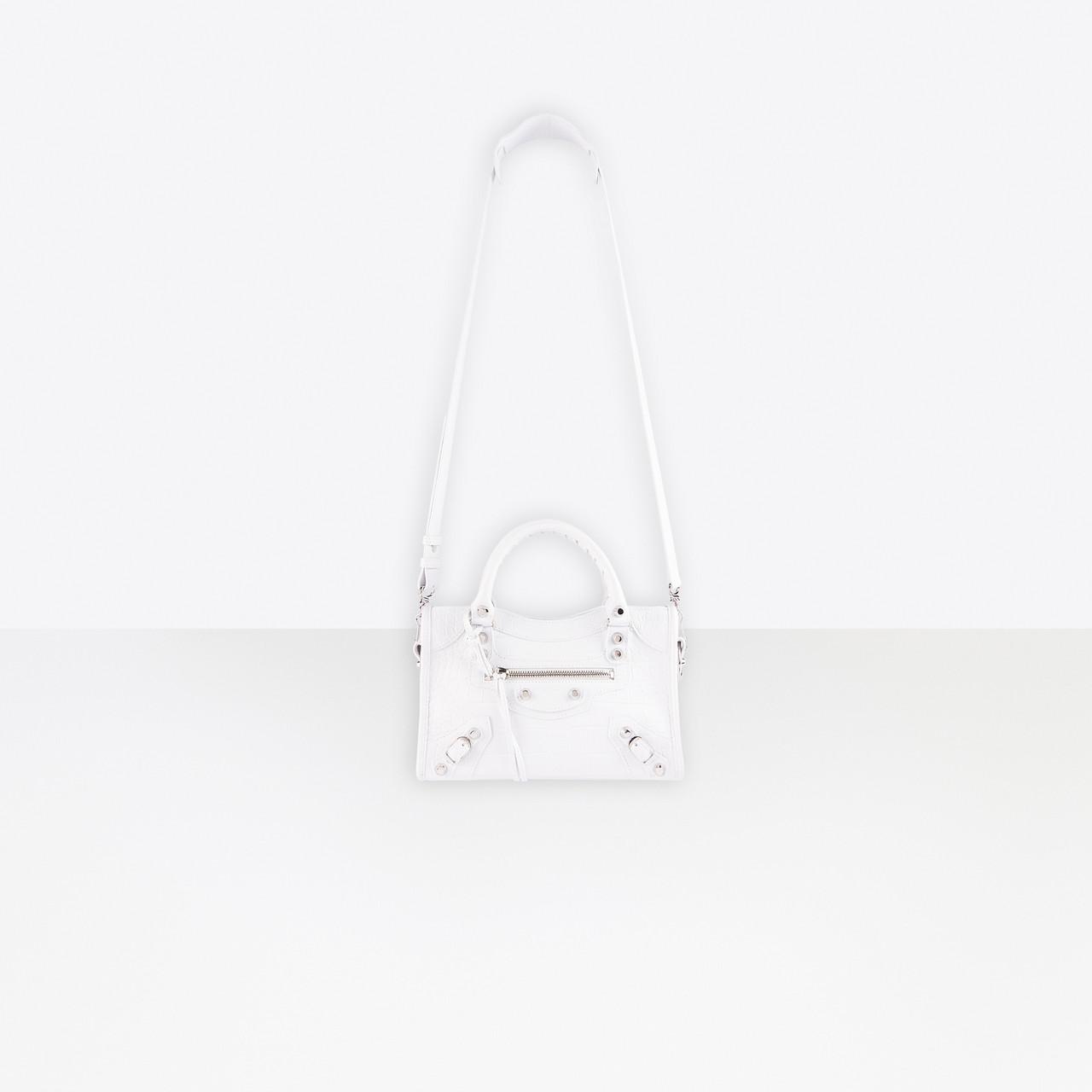 balenciaga city mini white