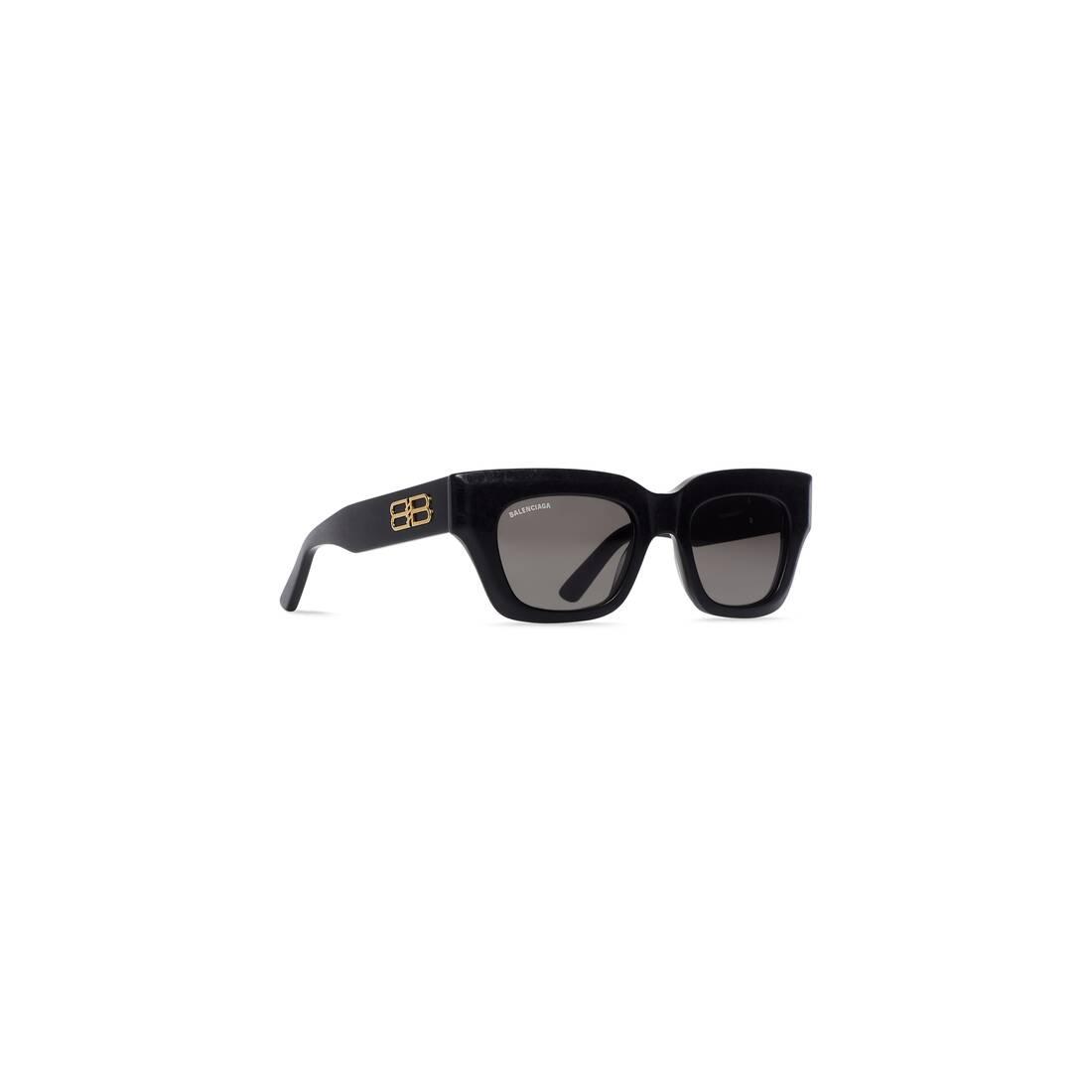 Balenciaga Rive Gauche D-frame Sunglasses in Black | Lyst