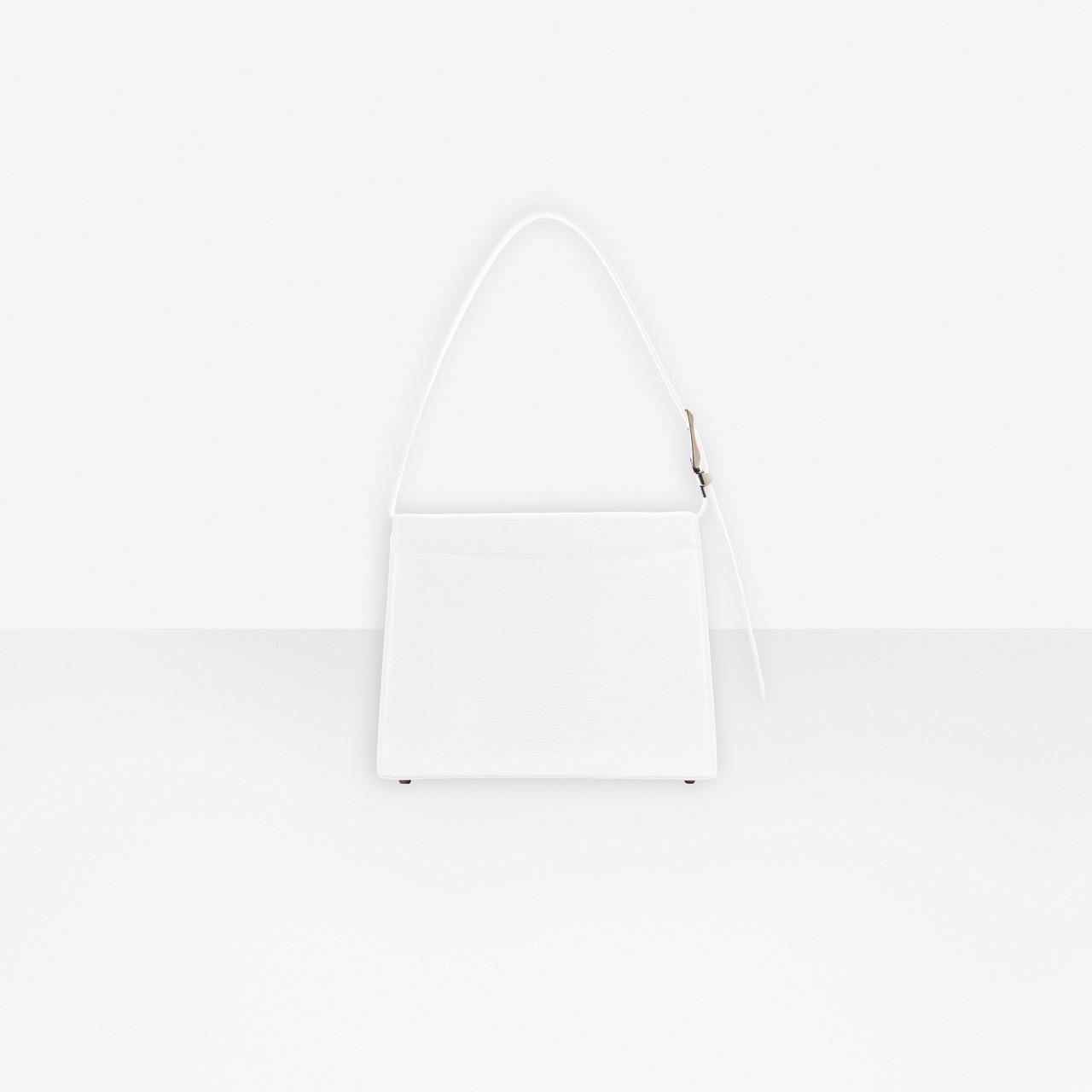 Balenciaga Ghost Medium Shoulder Bag in White Lyst