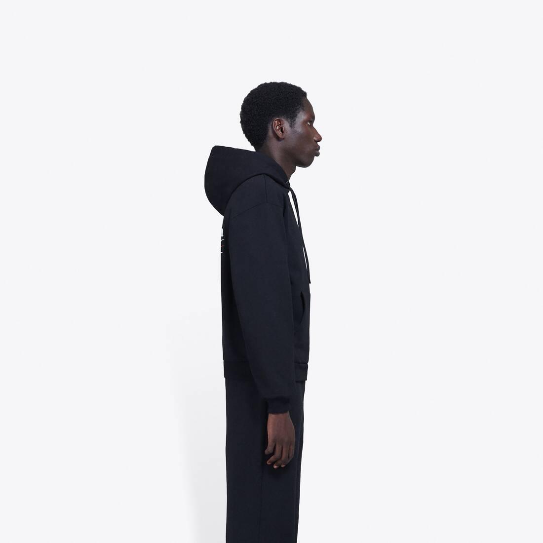 Balenciaga Political Campaign Hoodie Medium Fit in Black for Men 