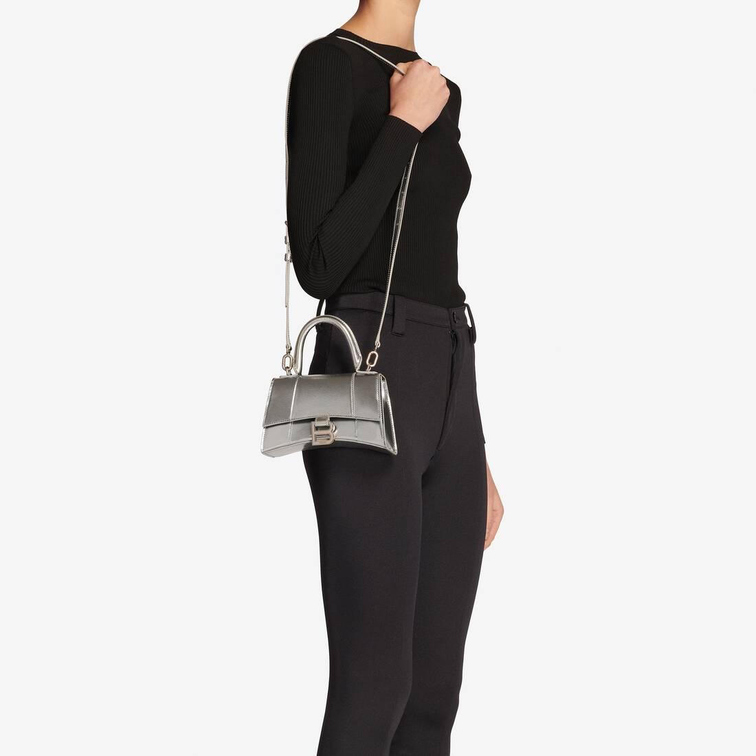 Buy Balenciaga Hourglass XS Top Handle Bag in Shiny Crocodile Embossed  Calfskin for WOMEN  Ounass Kuwait