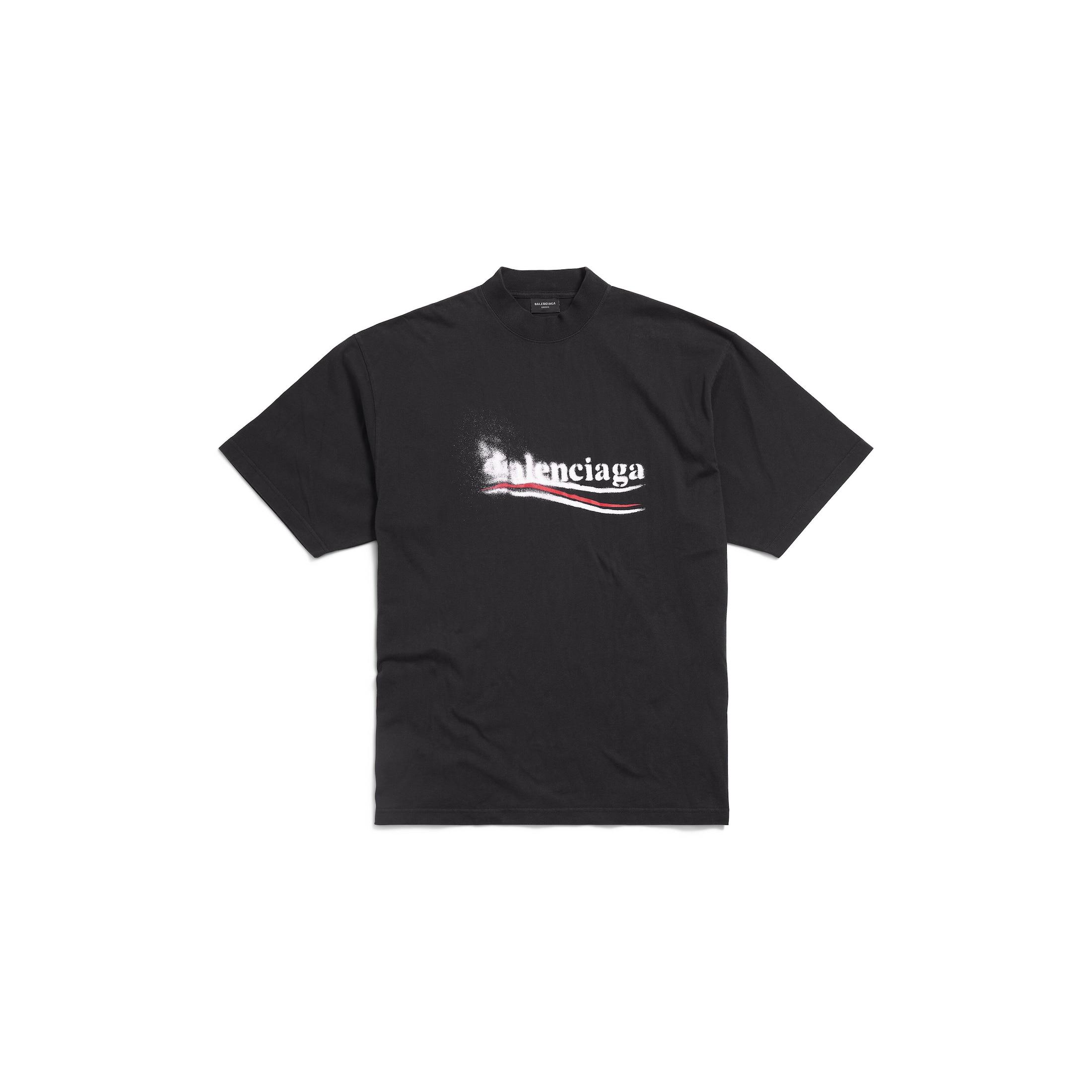 Political Campaign Camiseta Balenciaga Crew Balenciaga Political