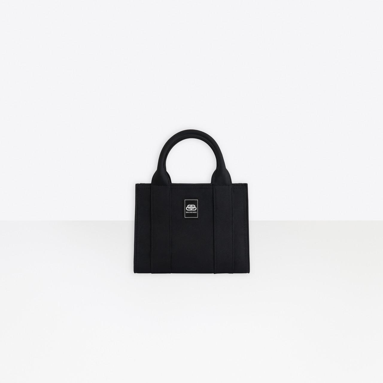Balenciaga Synthetic Trade Xs East-west Tote Bag in Black | Lyst