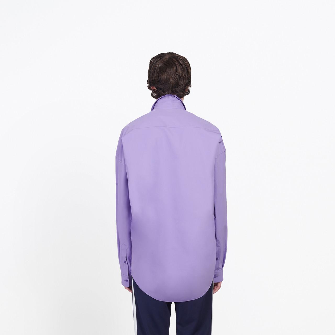 Balenciaga Cotton Purple Cocoon Shirt 