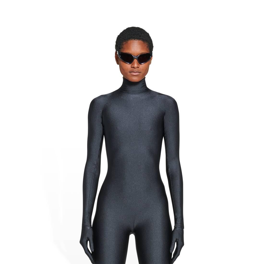 Balenciaga Falkon Bodysuit in Black | Lyst