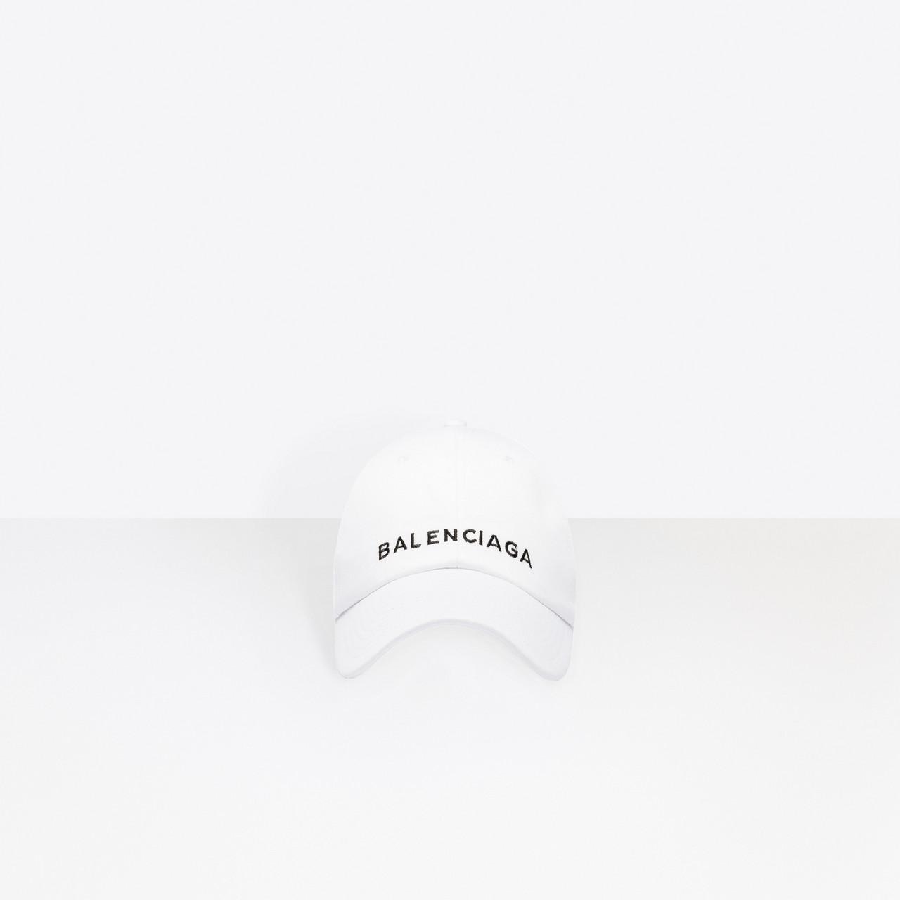 Balenciaga Cap in White for Men | Lyst