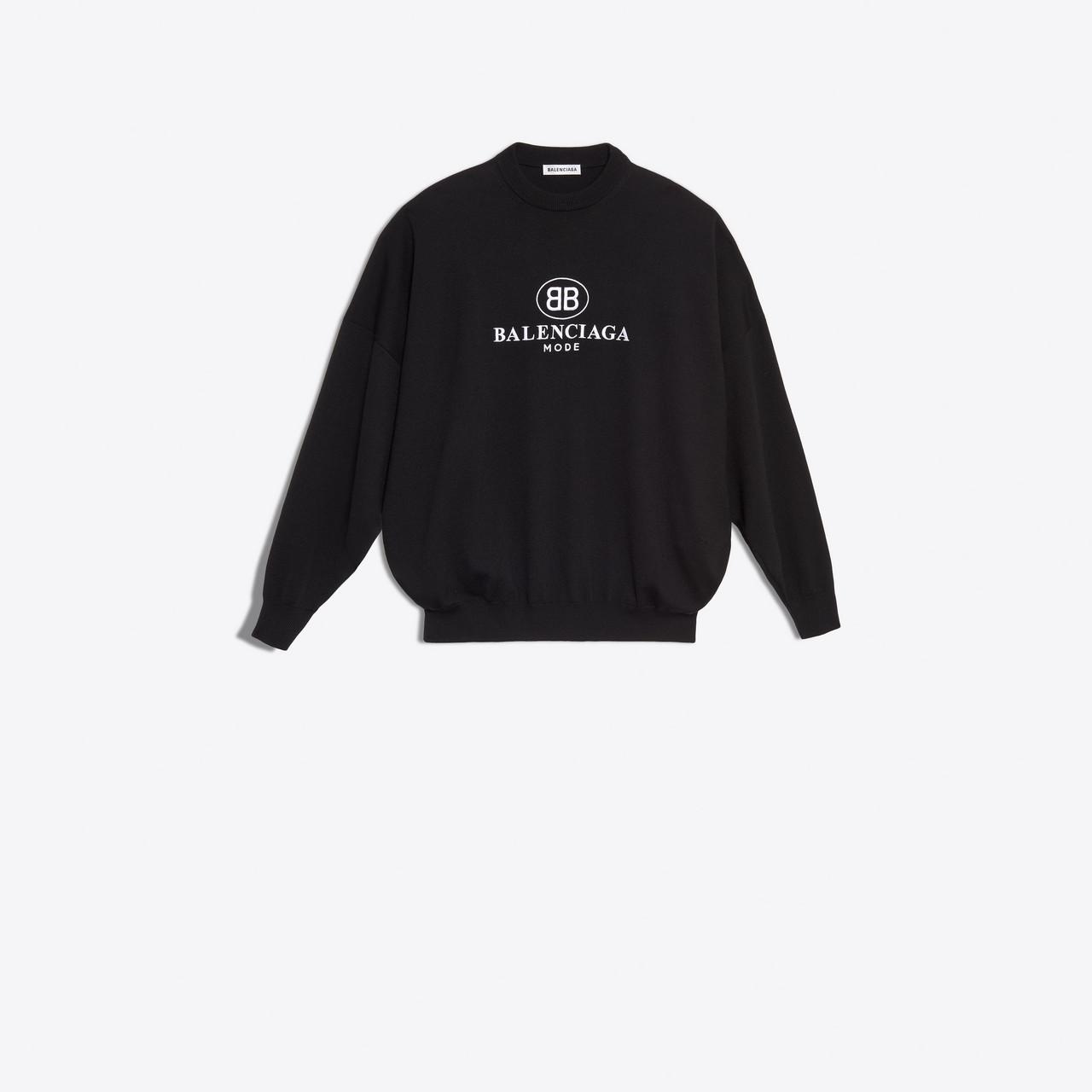 balenciaga sweater womens black