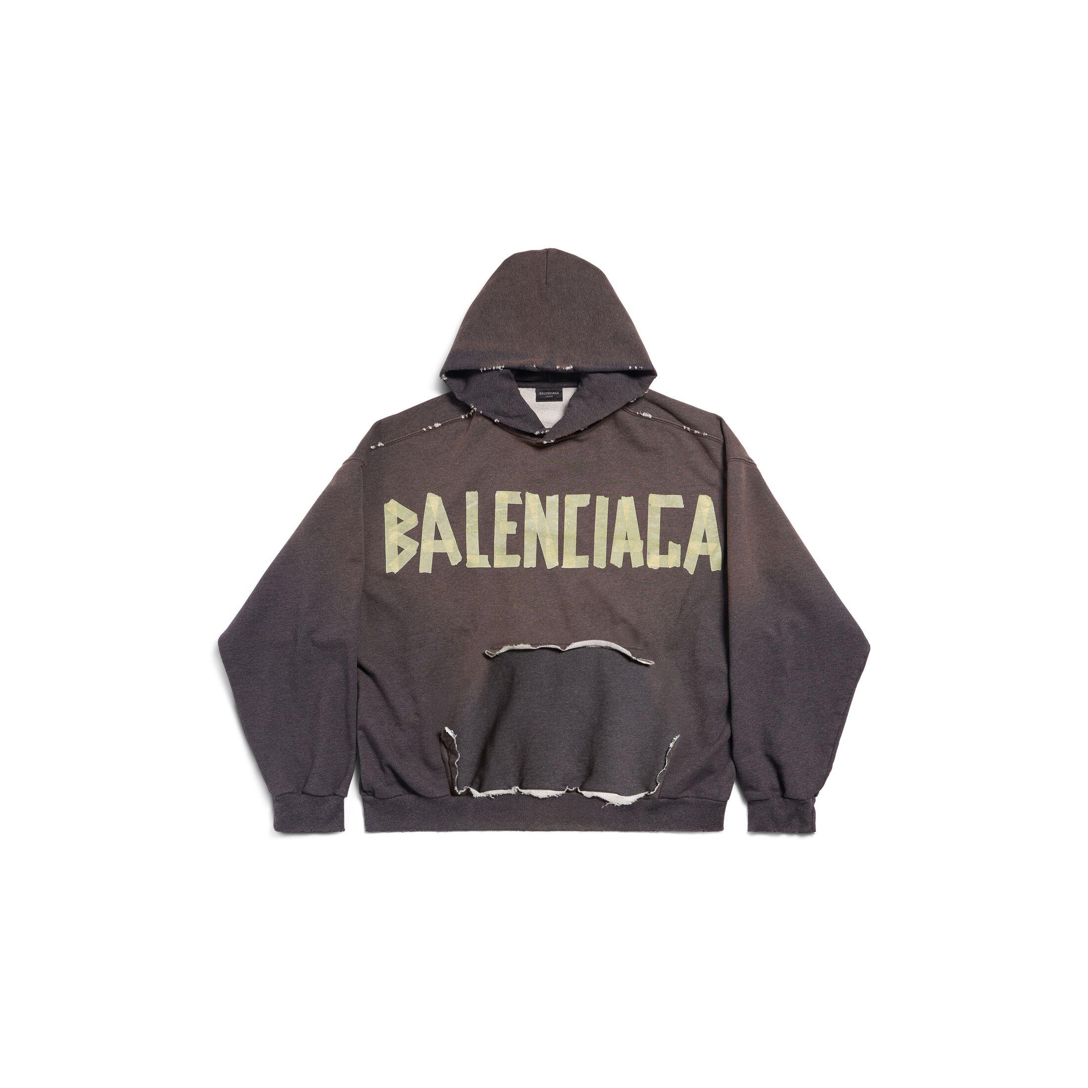 Balenciaga pocket hotsell hoodie