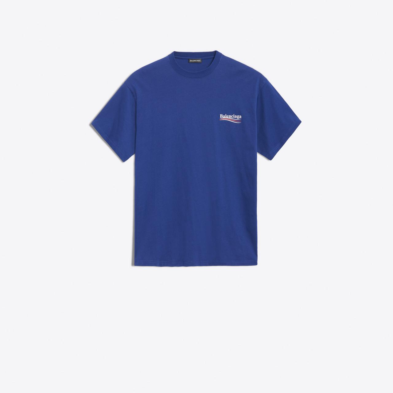 Camiseta con estampado Balenciaga de de color Azul | Lyst