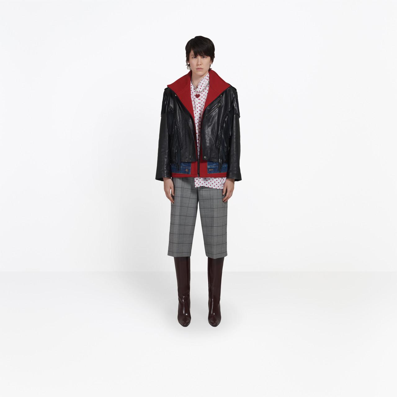 layered fringe jacket