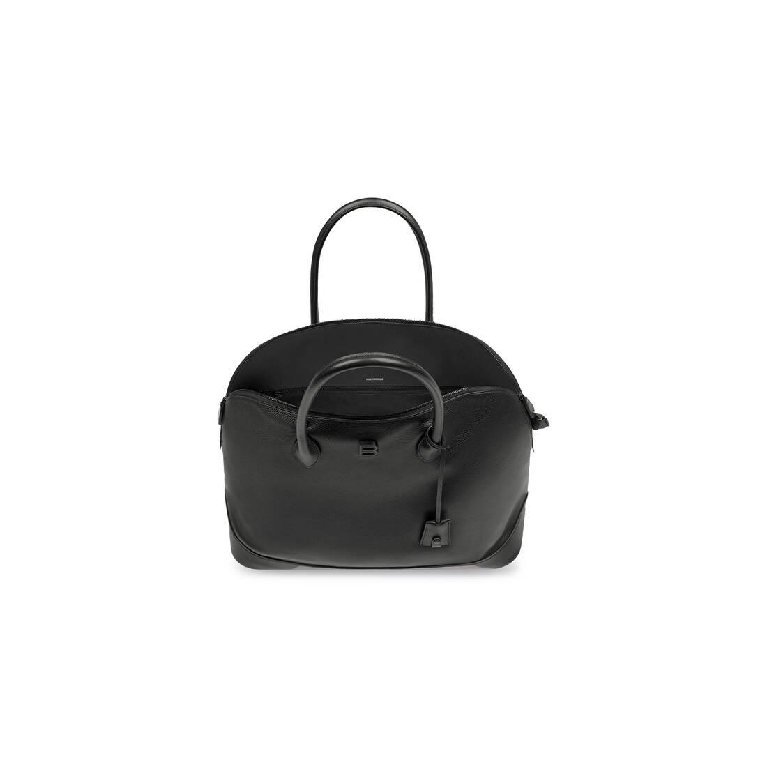 Balenciaga Logo Projector Large Handbag in Black