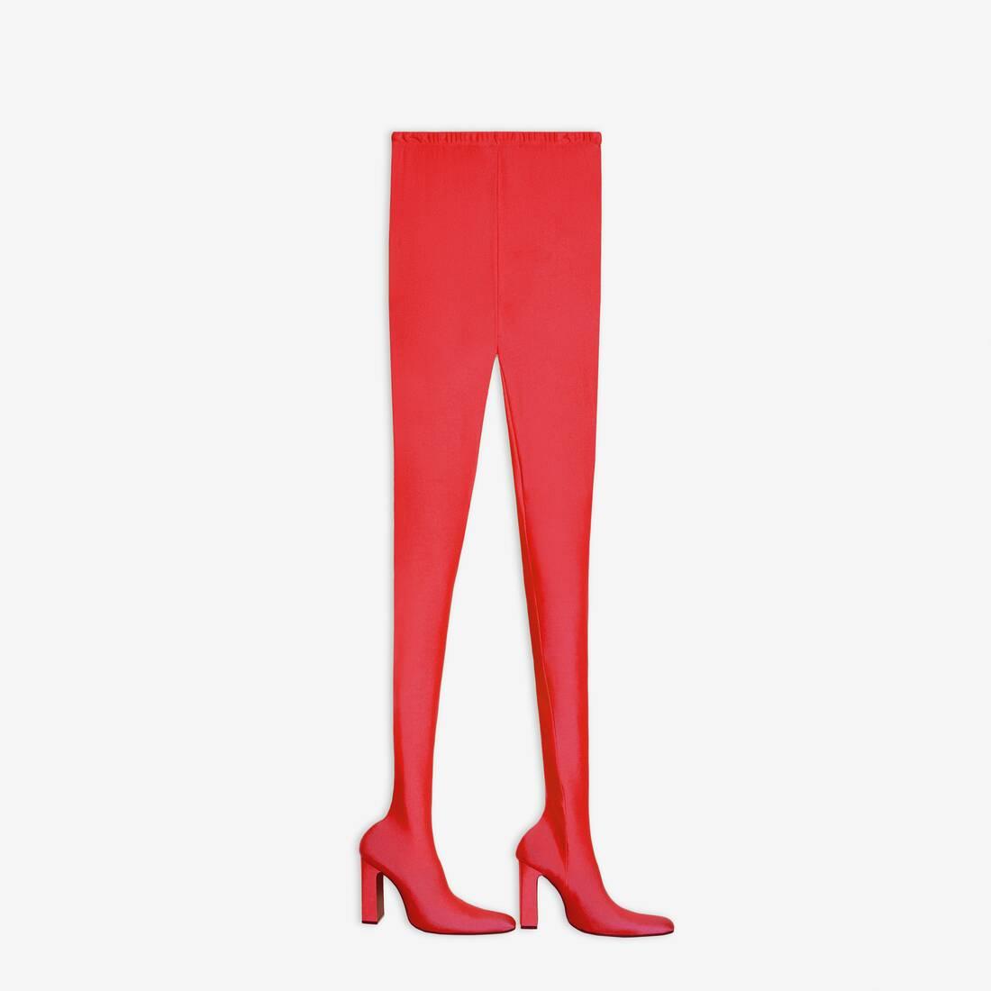 Balenciaga Synthetic pantaleggings in Red | Lyst