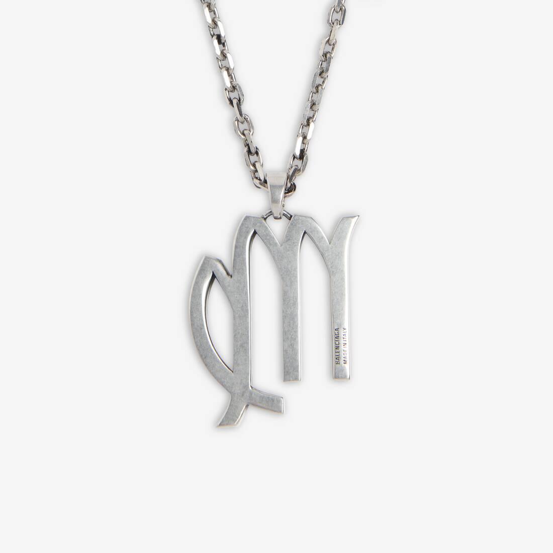 Balenciaga Zodiac Sign Virgo Necklace 