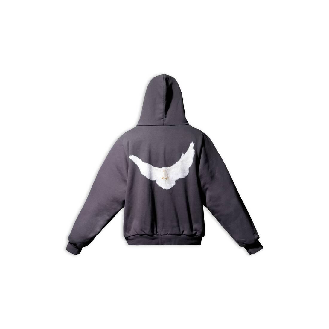 Balenciaga Yeezy Gap Engineered By Dove Shrunken Hoodie in Balenciaga Yeezy Gap Engineered By Dove Shrunken Hoodie in