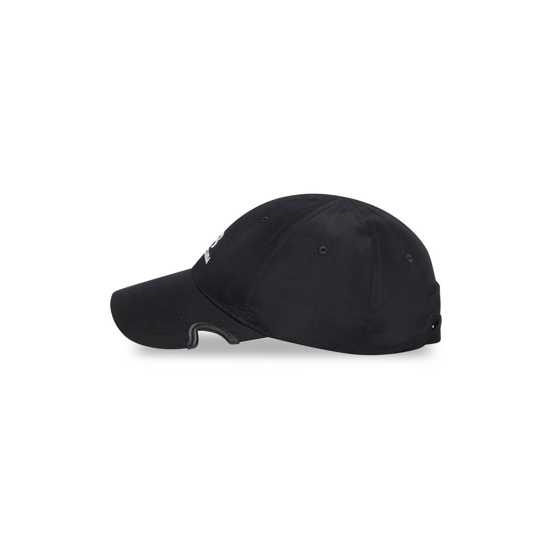 Balenciaga Sporty B Tracksuit Cap in Black | Lyst