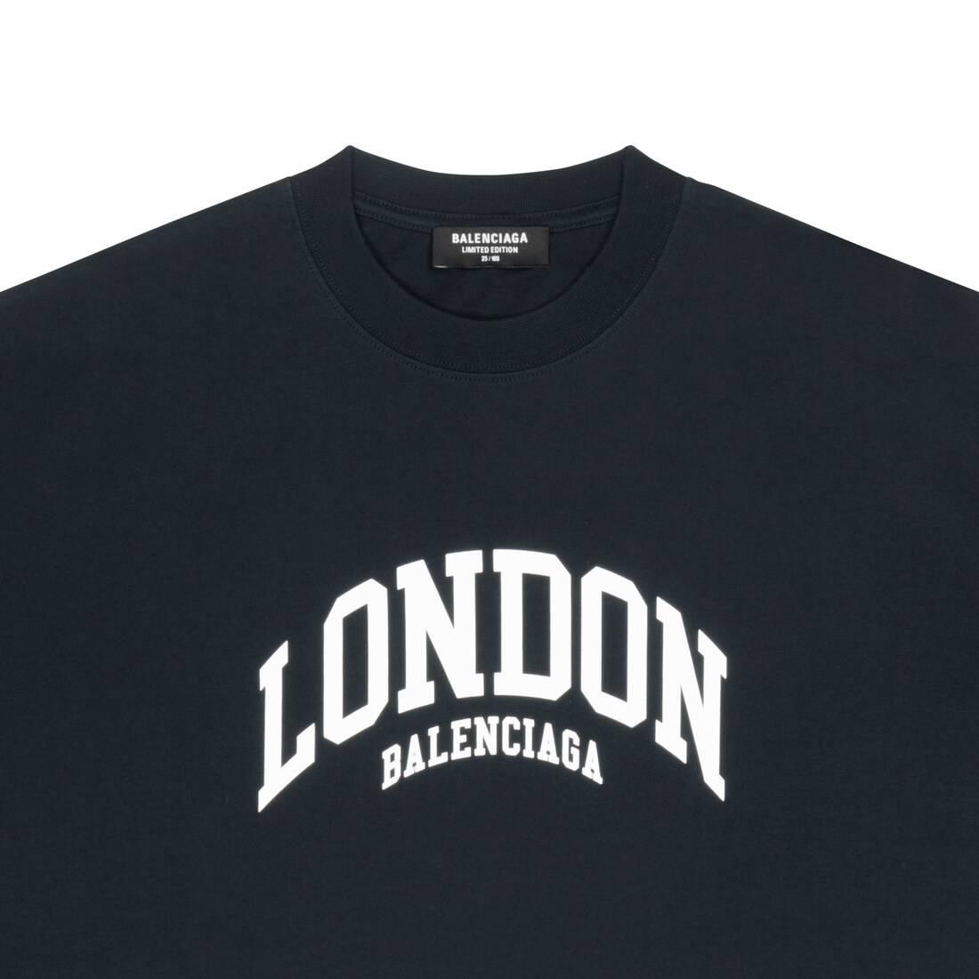 Balenciaga Cities London T-shirt Medium Fit in Black for Men | Lyst