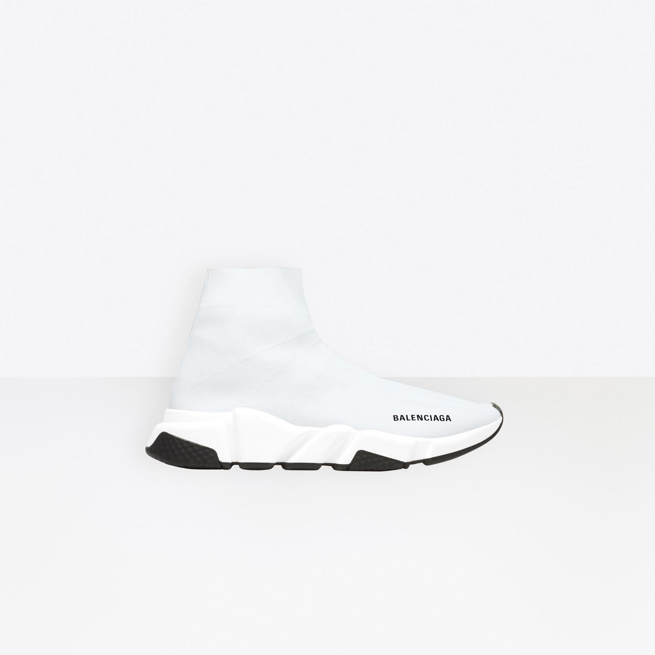 balenciaga trainer speed blanche