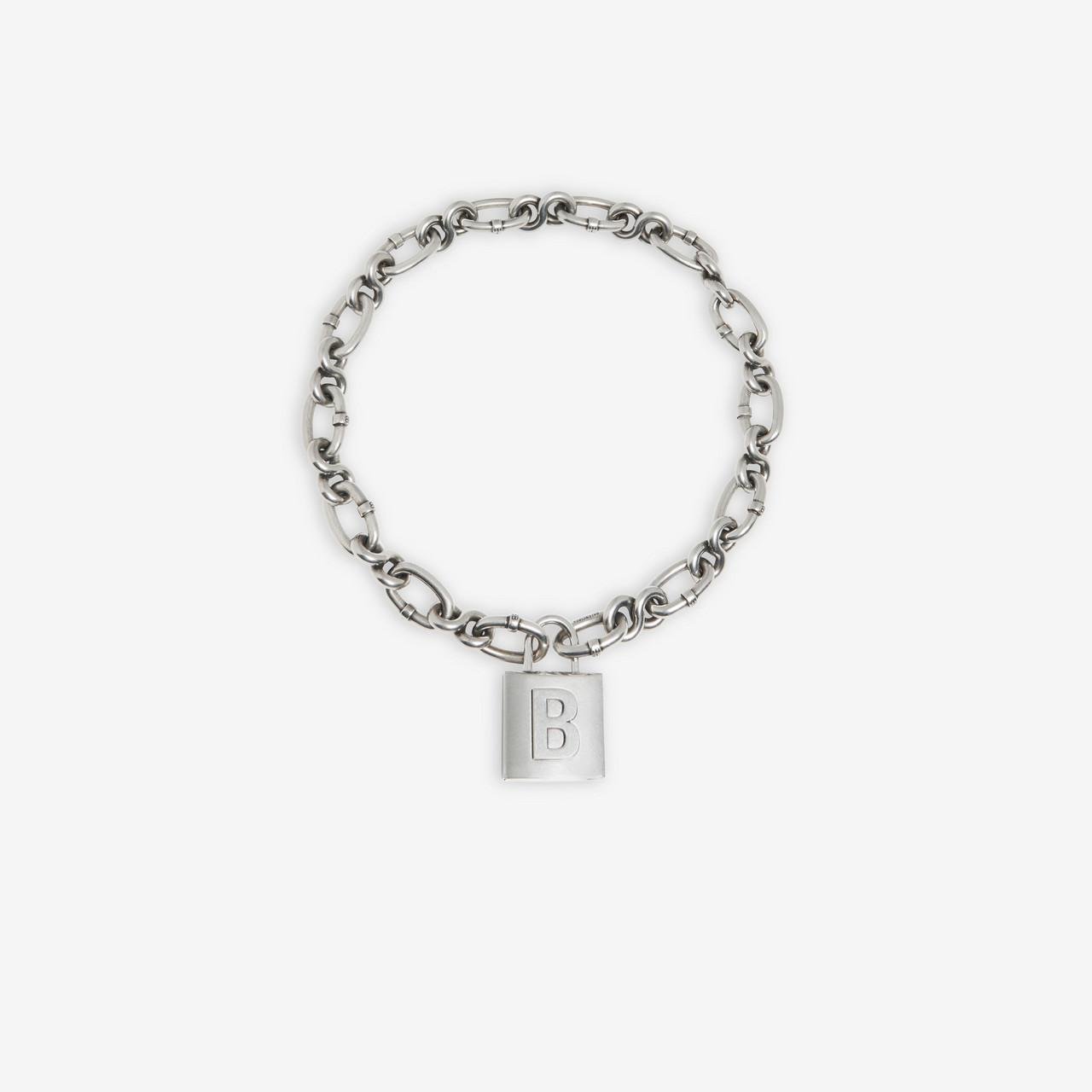 Silver Chain necklace with pendant Balenciaga  Vitkac TW