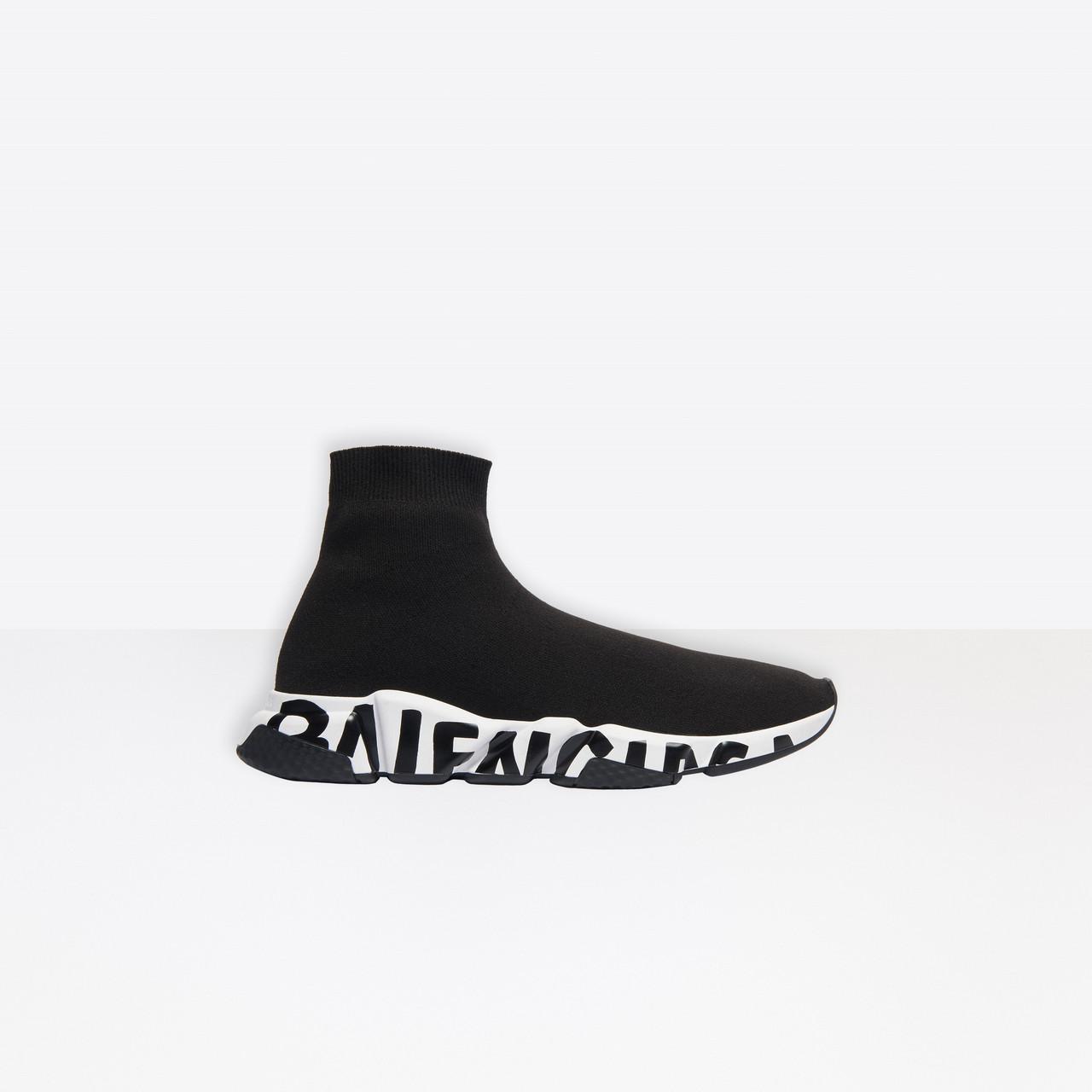 balenciaga speed sock black