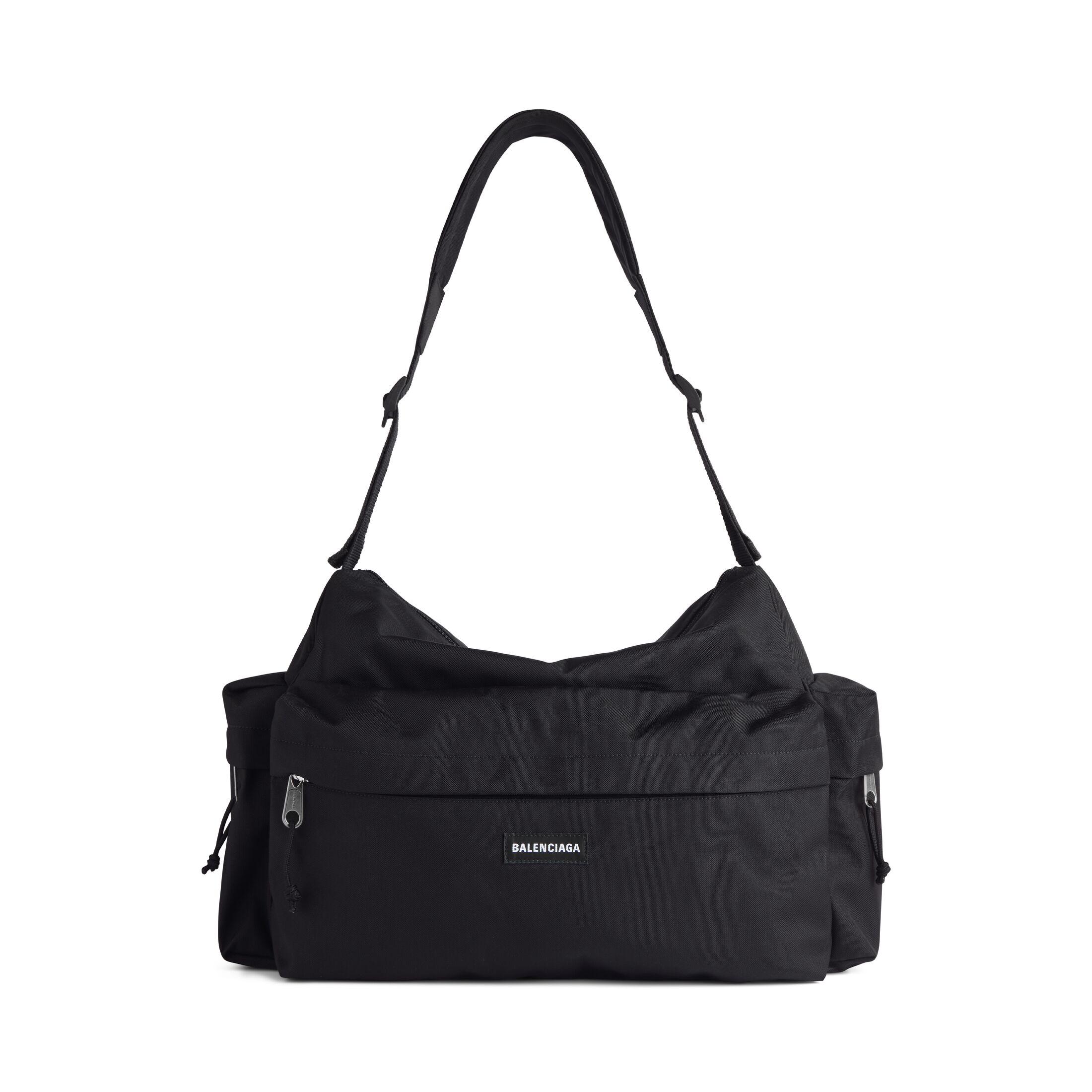 Balenciaga Explorer Multipocket Weekender Medium in Black for Men