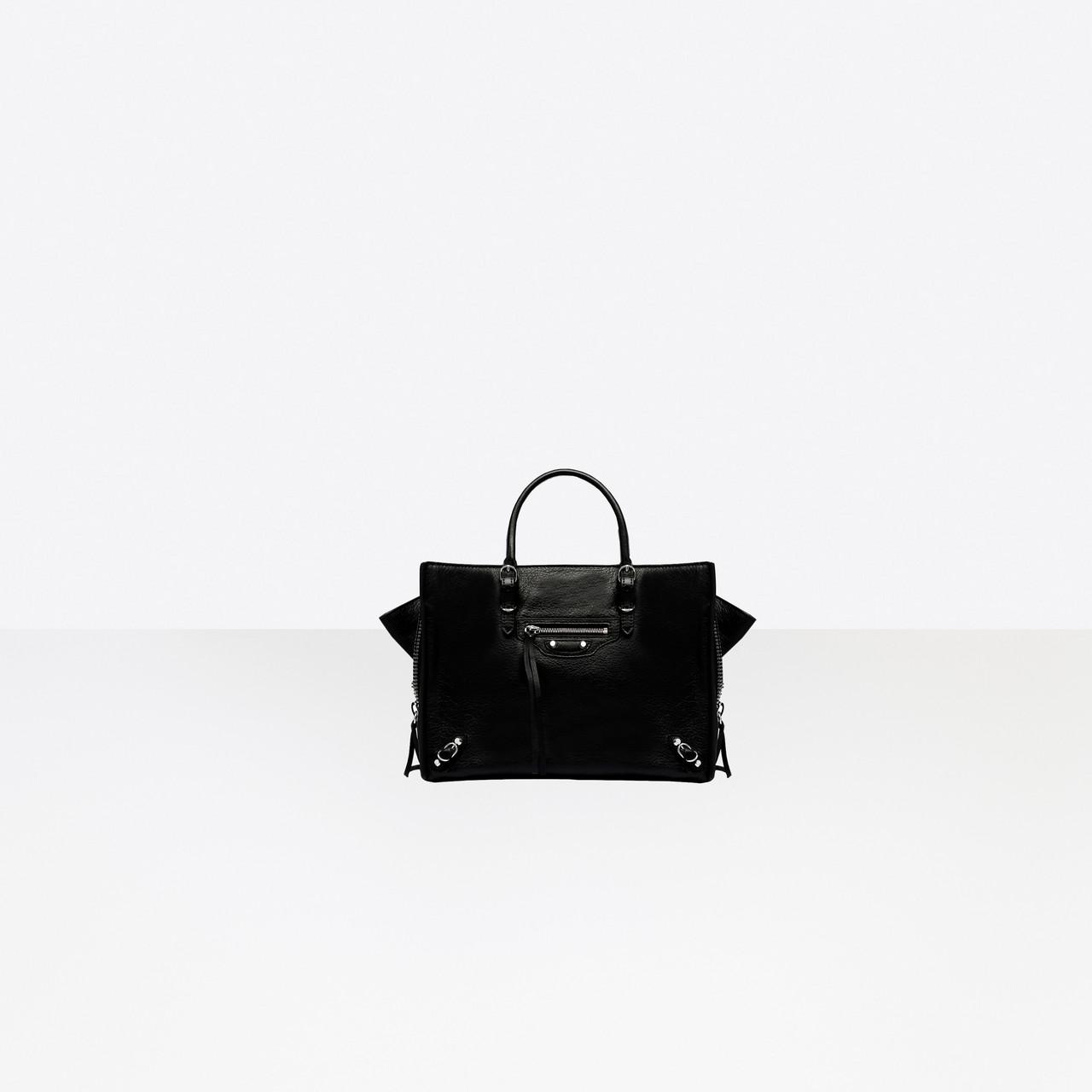 Balenciaga Leather Papier A6 Zip Around in Black | Lyst