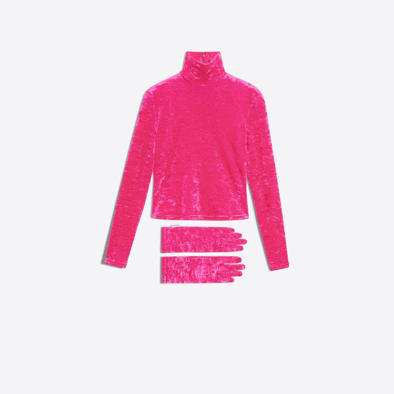 Balenciaga Oberteil mit Handschuhen in Pink | Lyst AT