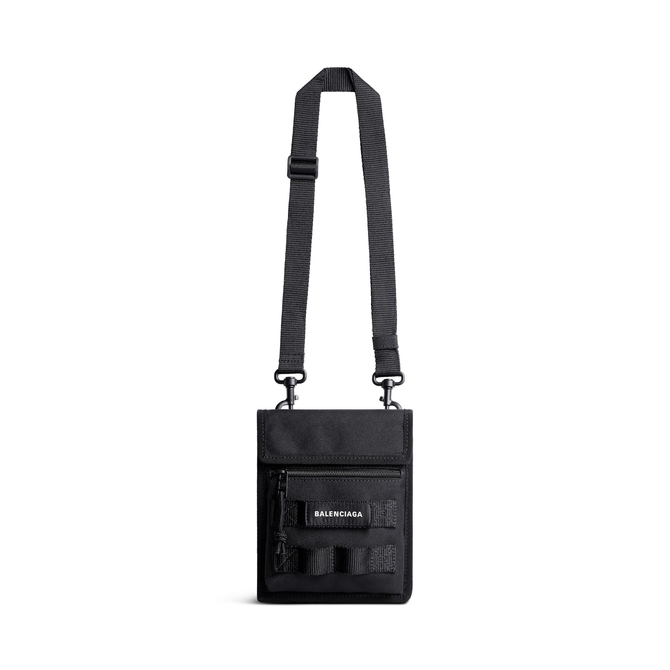 Balenciaga Army Small Pouch With Strap in Black for Men | Lyst Balenciaga Army Small Pouch With Strap in Black for Men | Lyst