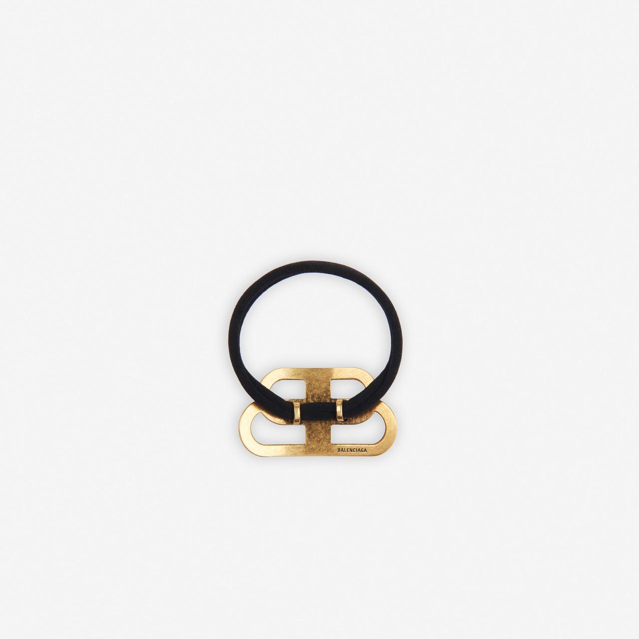 Balenciaga Elastic Hairband In Gold Metallic Lyst Balenciaga Elastic Hairband In Gold Metallic Lyst
