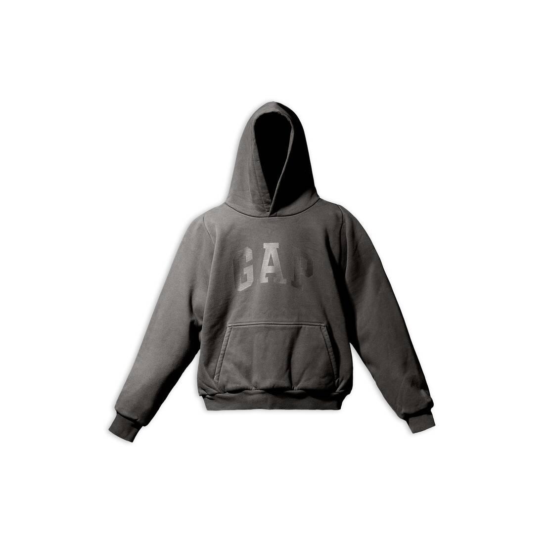 yeezy gap balenciaga shrunken hoodie