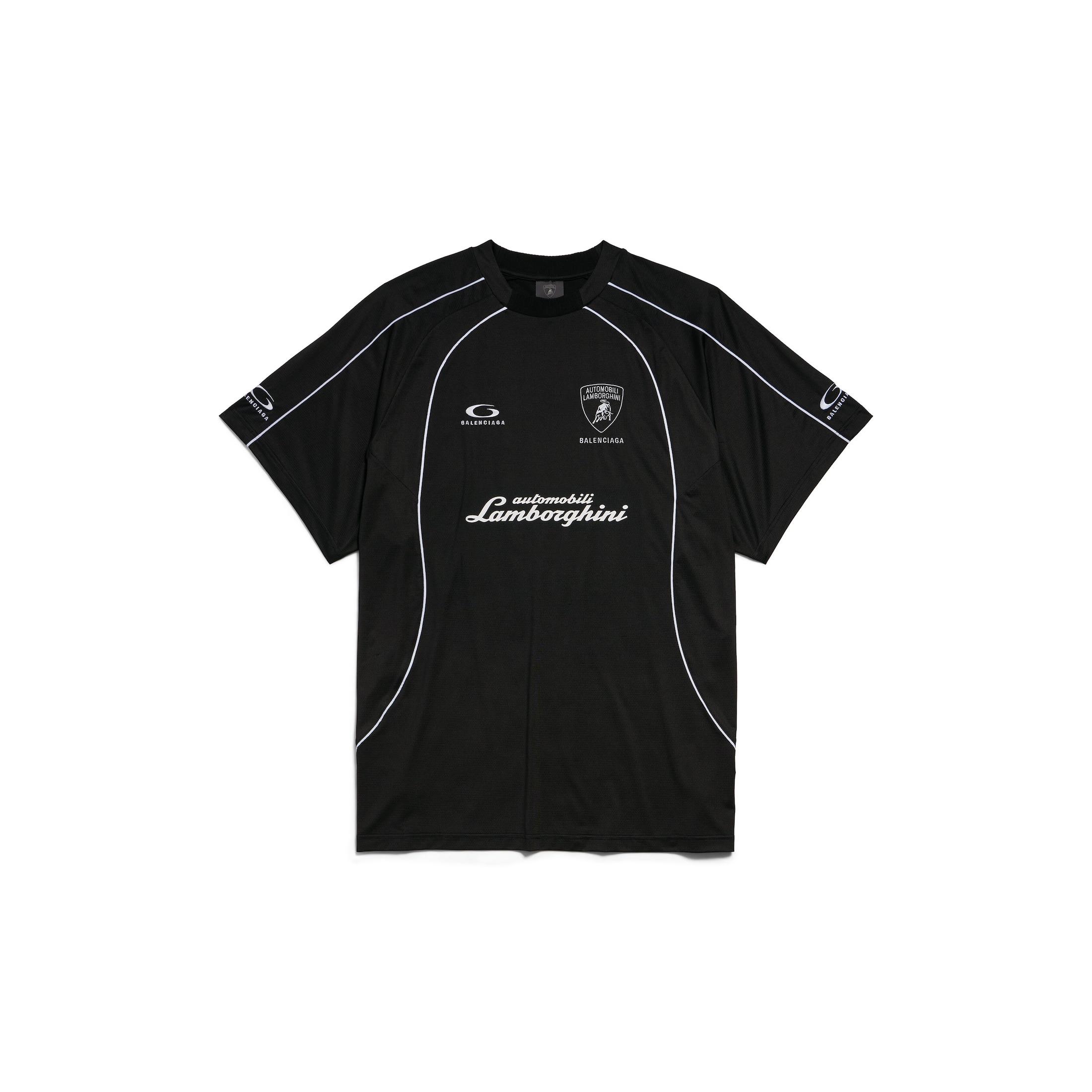 Balenciaga Automobili Lamborghini Soccer T-Shirt in Black for Men