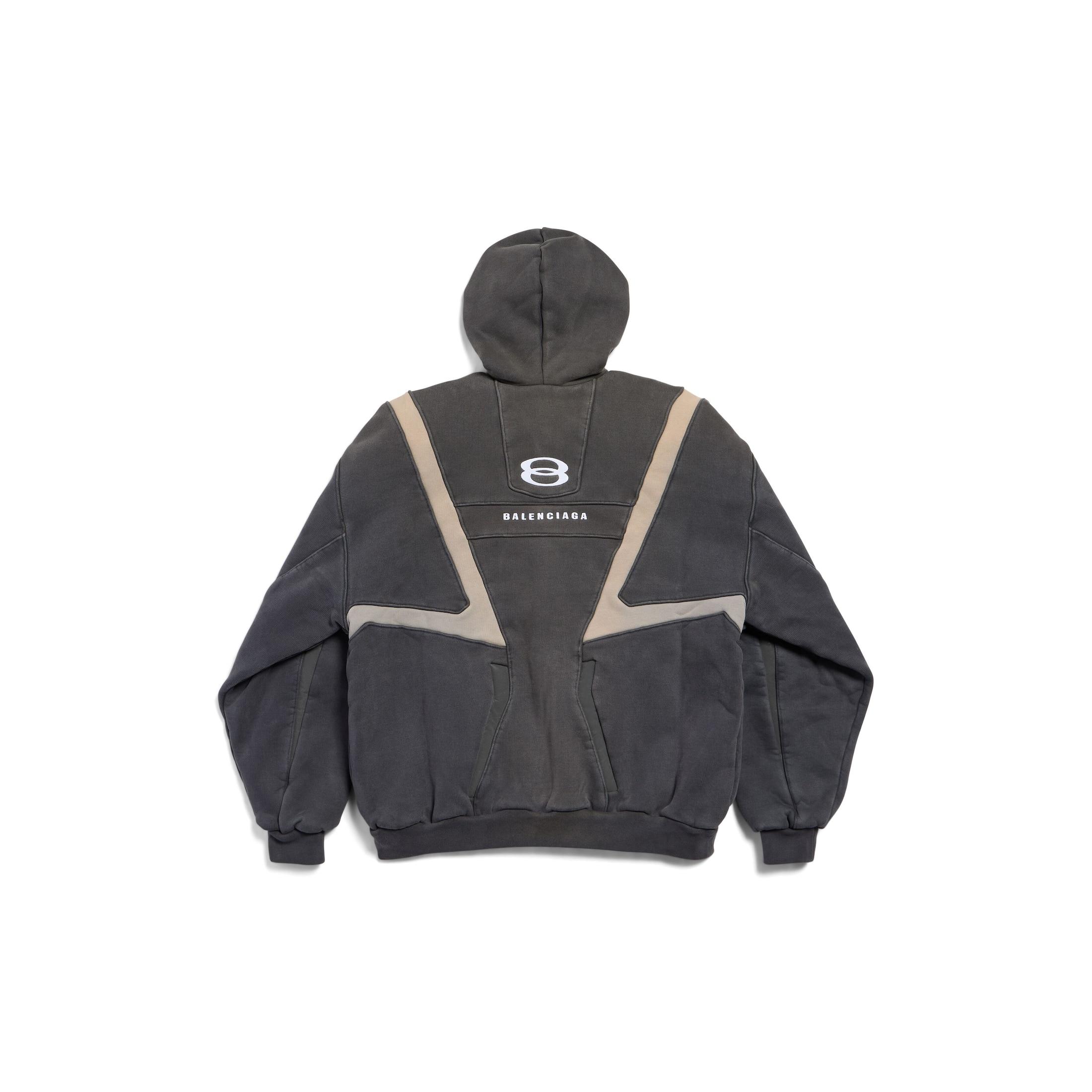 Balenciaga Unity Sports Icon Biker Zip-Up Hoodie Oversized