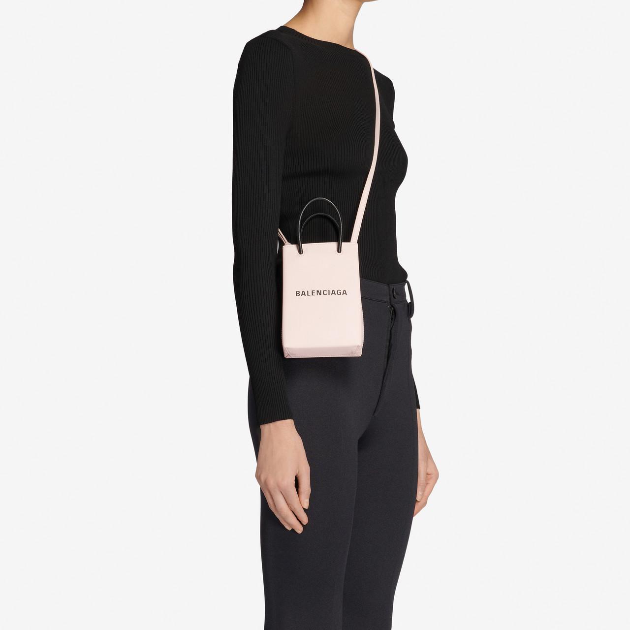 balenciaga phone bag pink