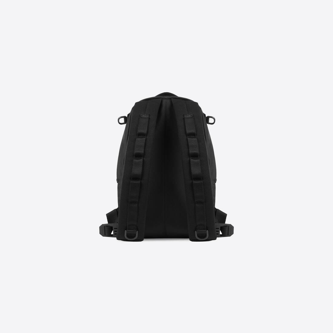 pink all black backpack