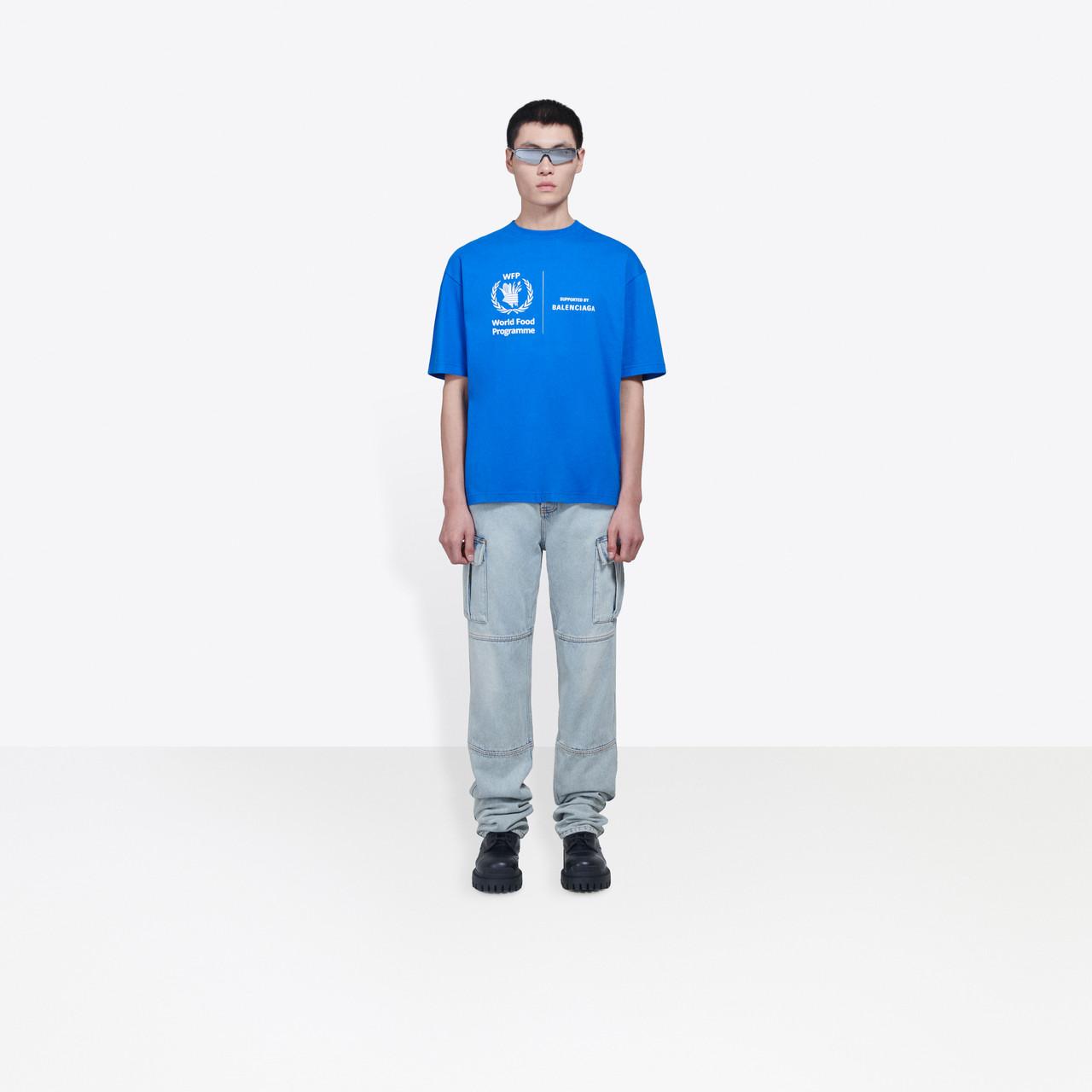Balenciaga Wfp Medium T-shirt in Blue for Men Lyst Canada