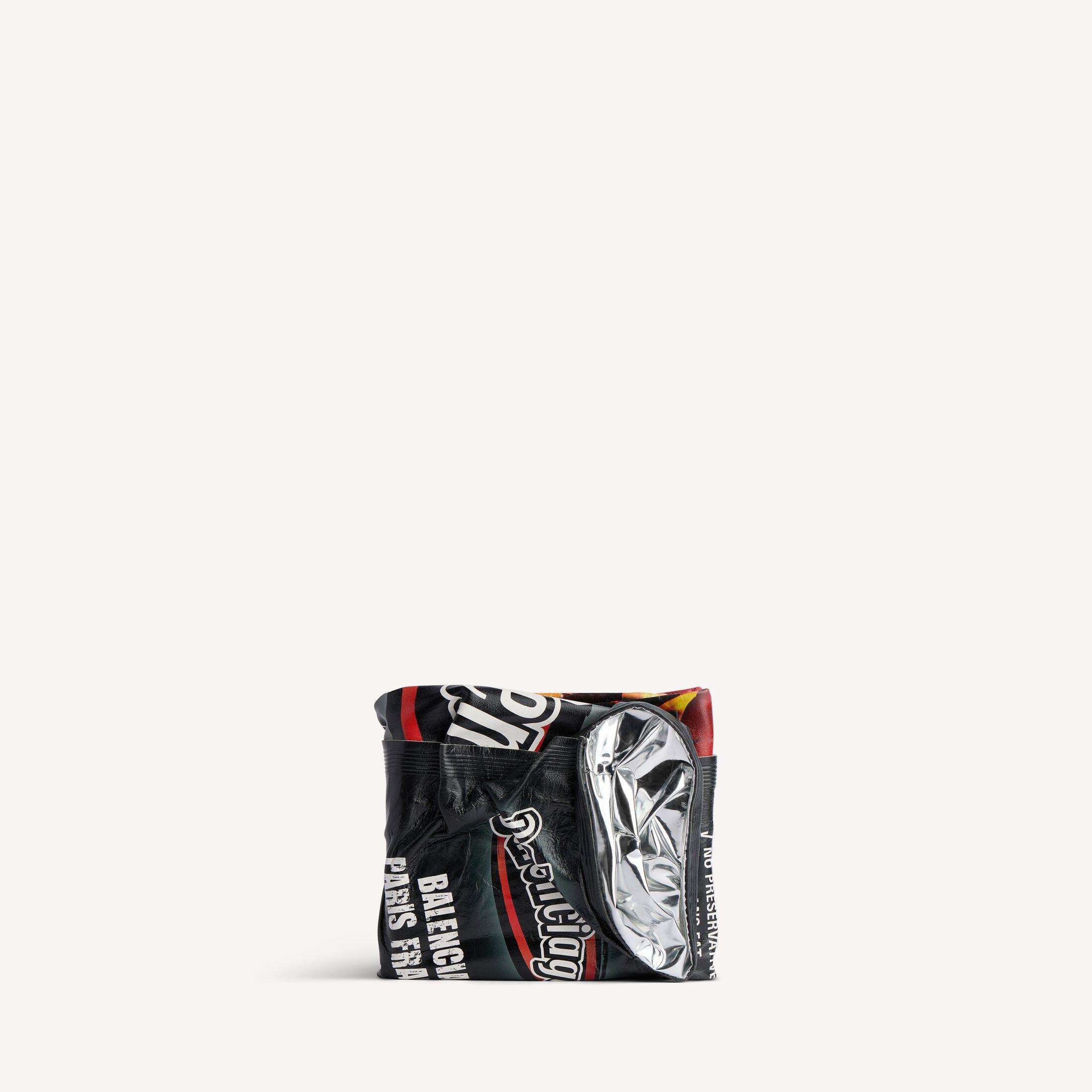 Balenciaga Chips Square Folded Wallet in Black for Men | Lyst