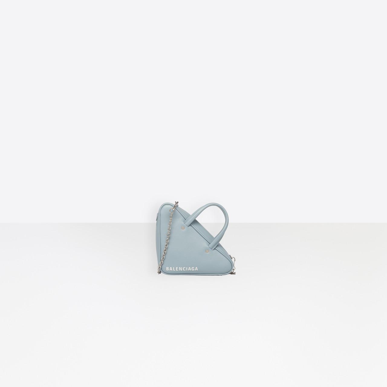 Bolso acolchado Triangle XS Chain Balenciaga de Cuero | Lyst