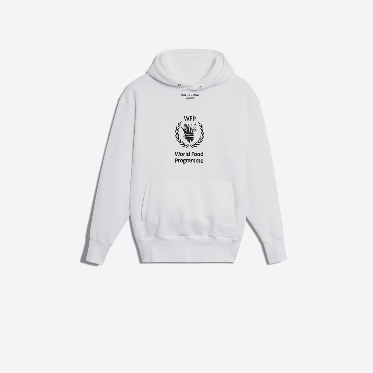 balenciaga off white hoodie