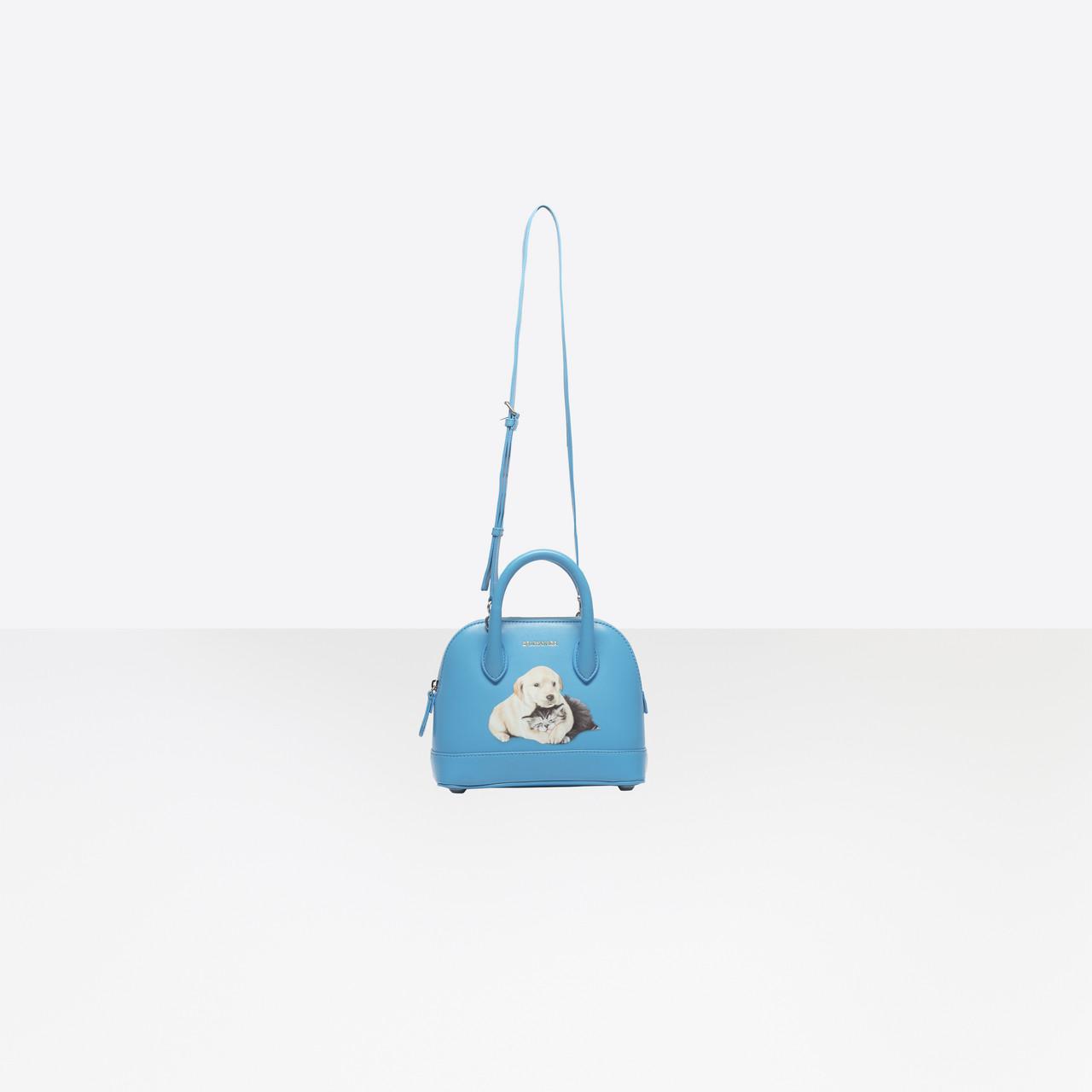 Balenciaga Puppy And Kitten Ville Top Handle Xxs in Blue | Lyst