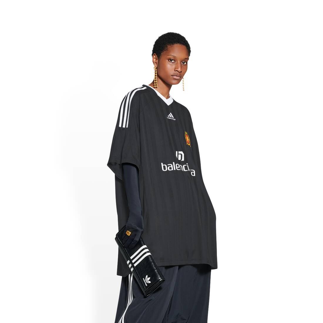 Balenciaga Adidas Soccer T-shirt in Black for Men