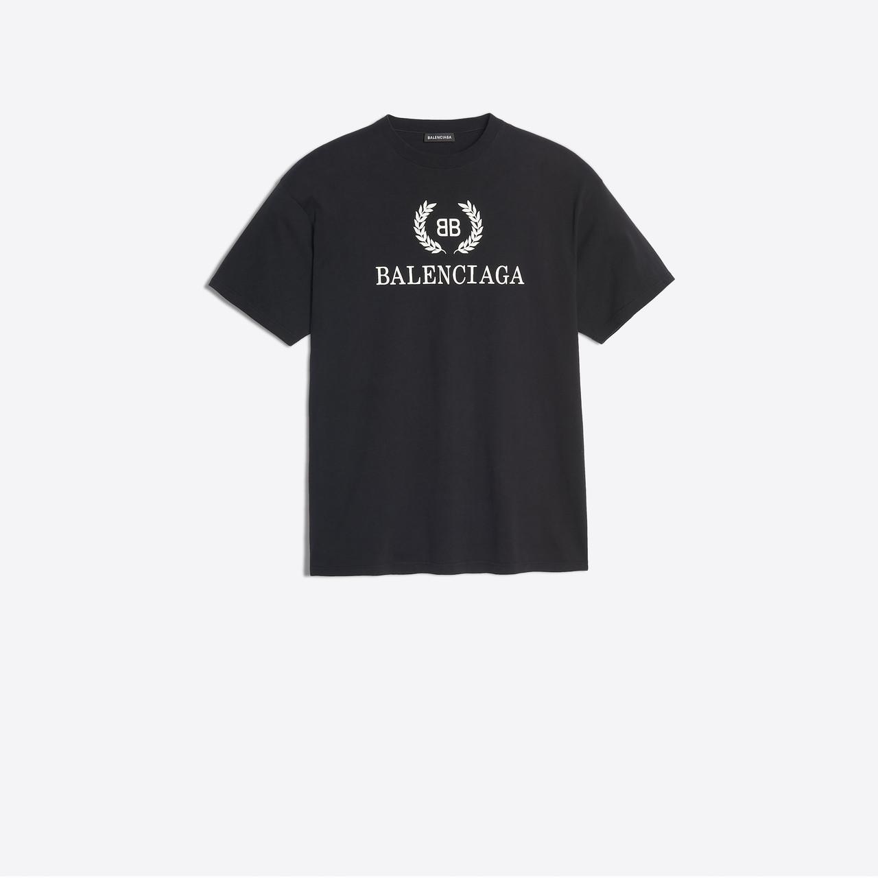 Balenciaga BB Embroidered Logo Tshirt  Farfetch