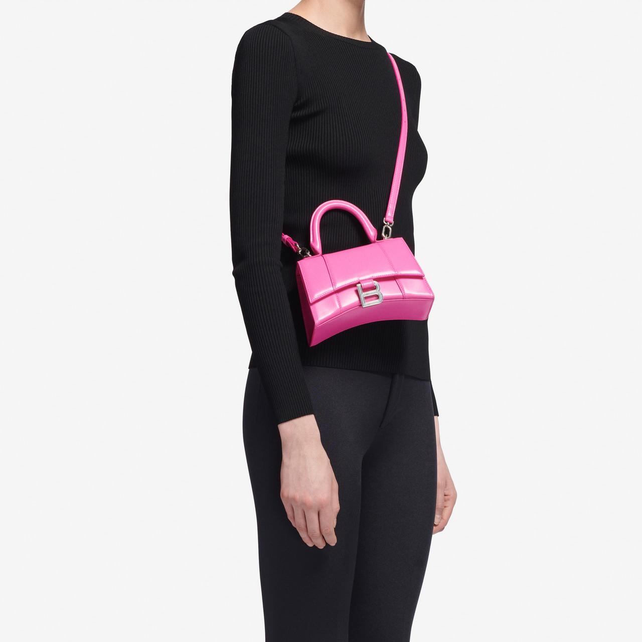 Balenciaga Graffiti Hourglass XS Top Handle Bag - Pink Handle Bags, Handbags  - BAL138852