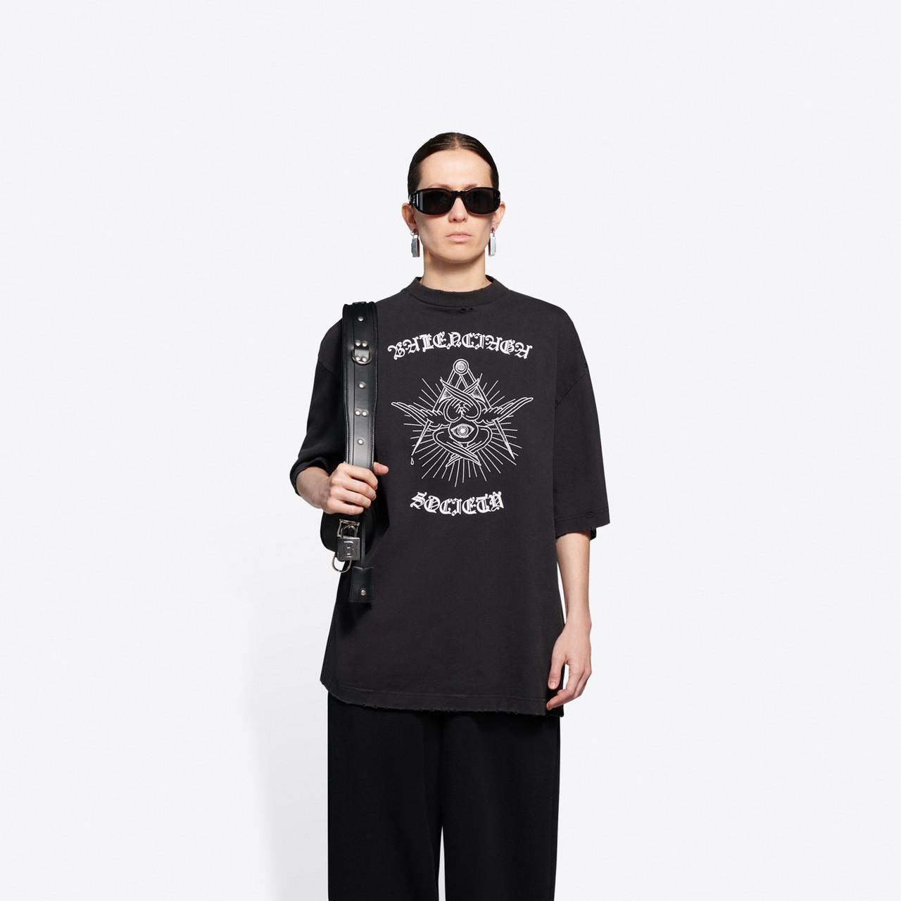 Balenciaga gothic tee Clearance