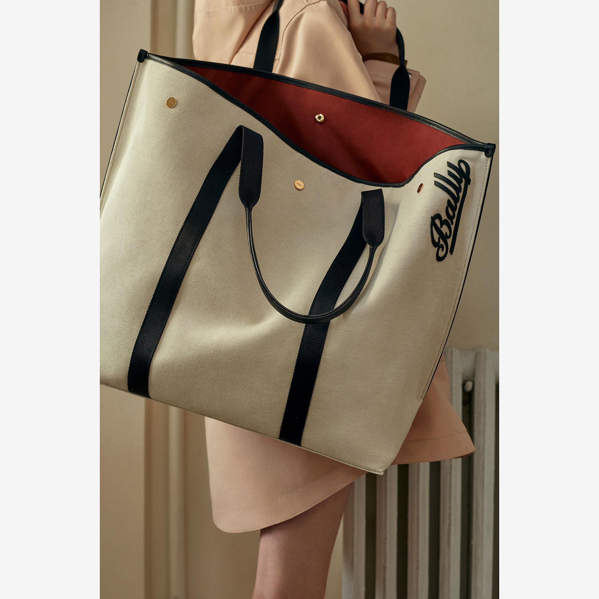 bally tote bag canvas