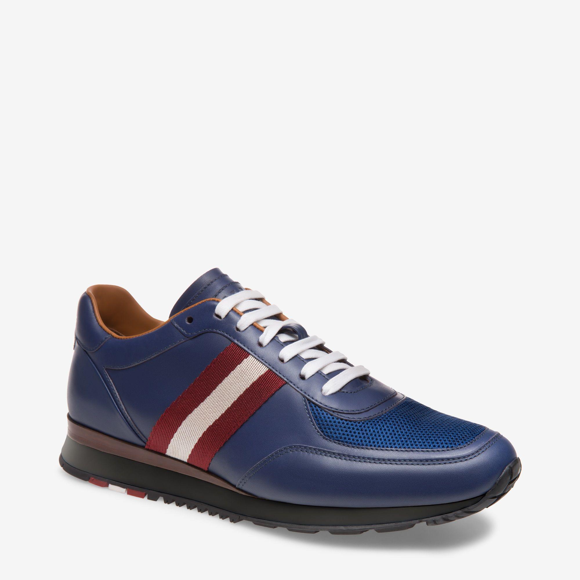 Bally Leather Aston in Blue for Men - Lyst