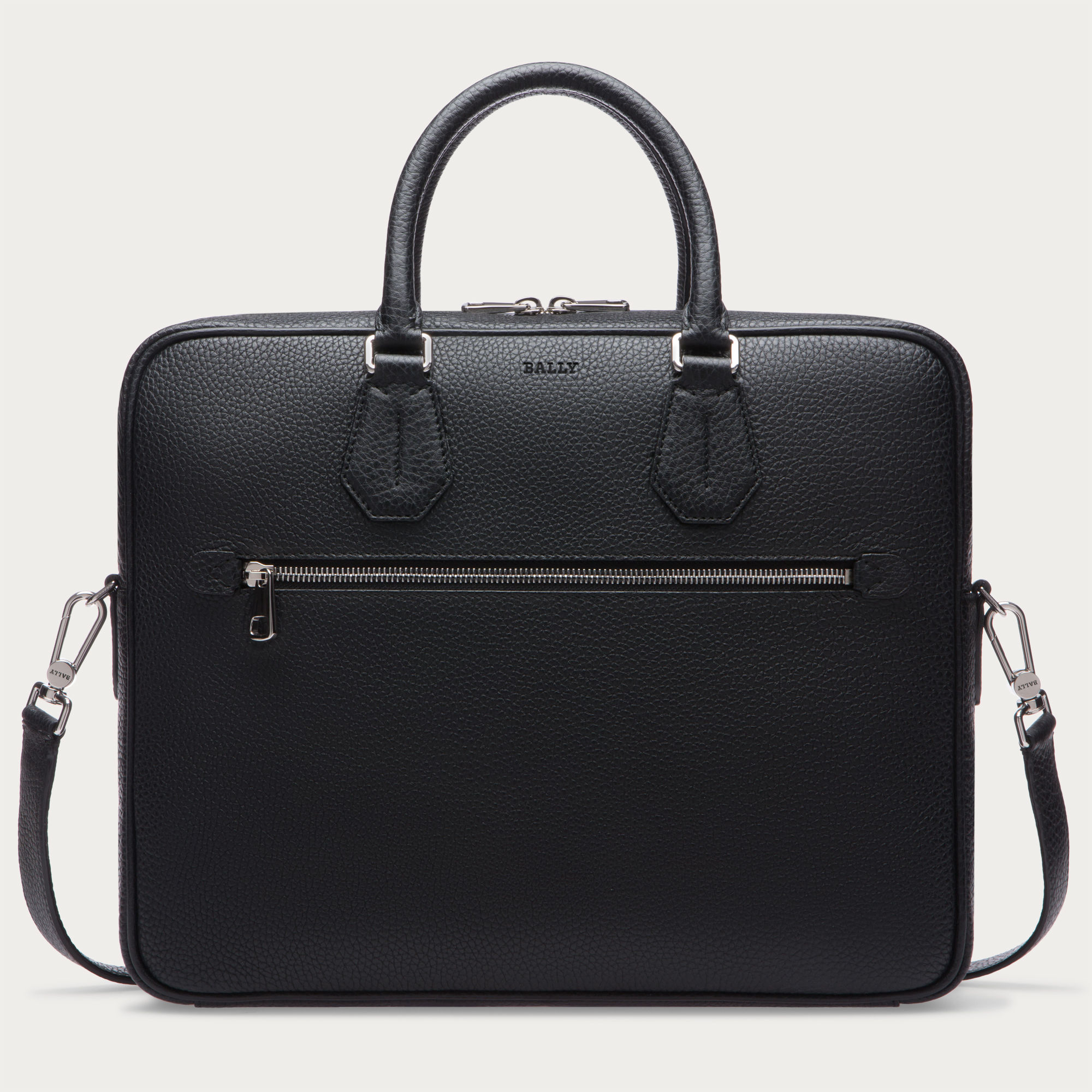 Bally Condria Men ́s Leather Business Bag In Black in Black for Men | Lyst