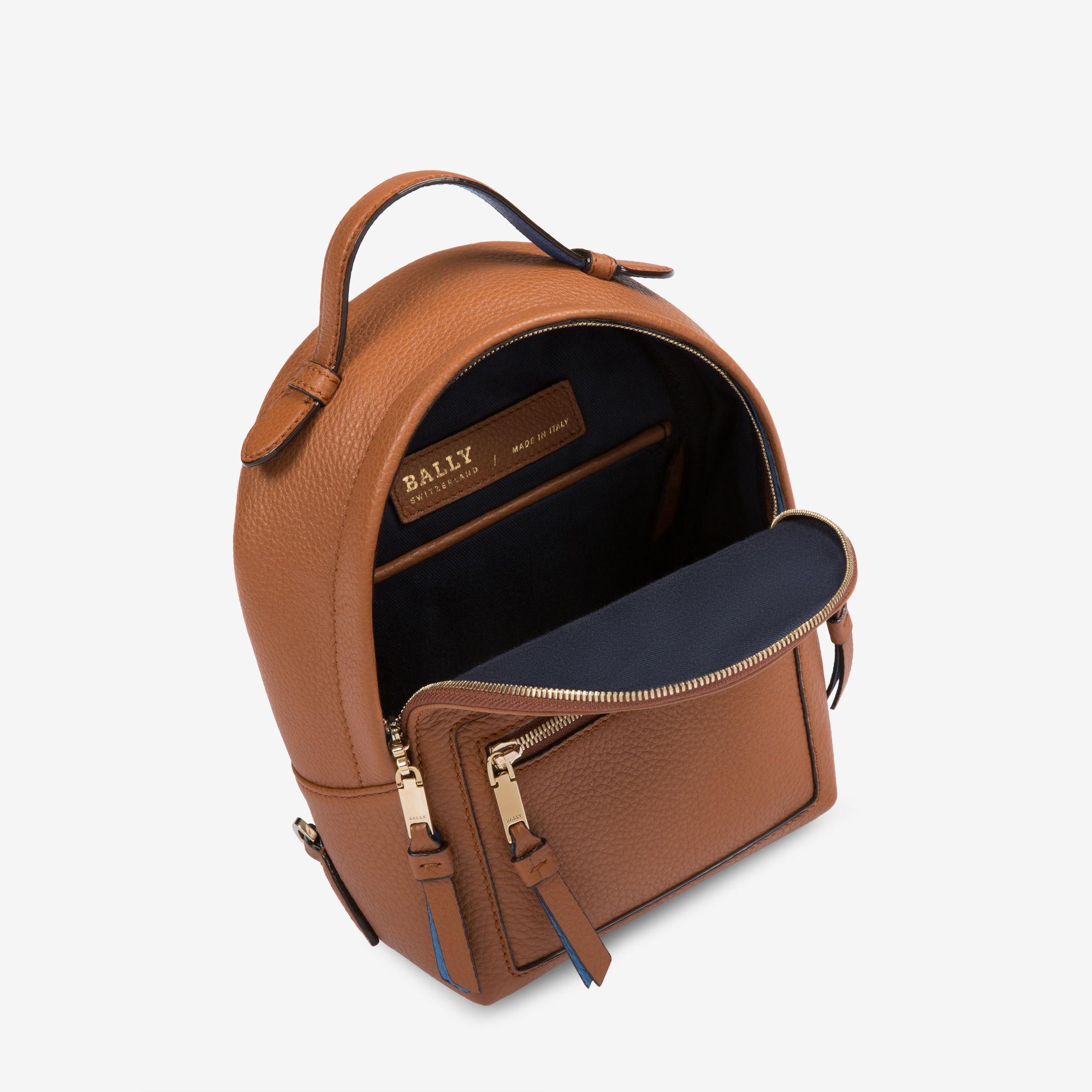 Bally Leather The Backpack Extra Small in Brown Lyst