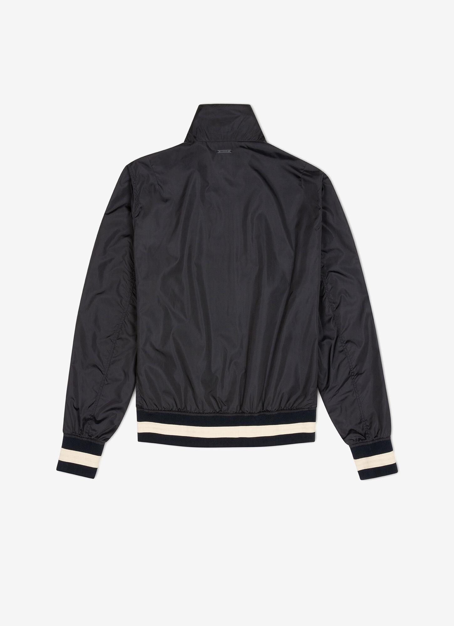 Bally Synthetic Bomber Jacket in Blue for Men - Lyst