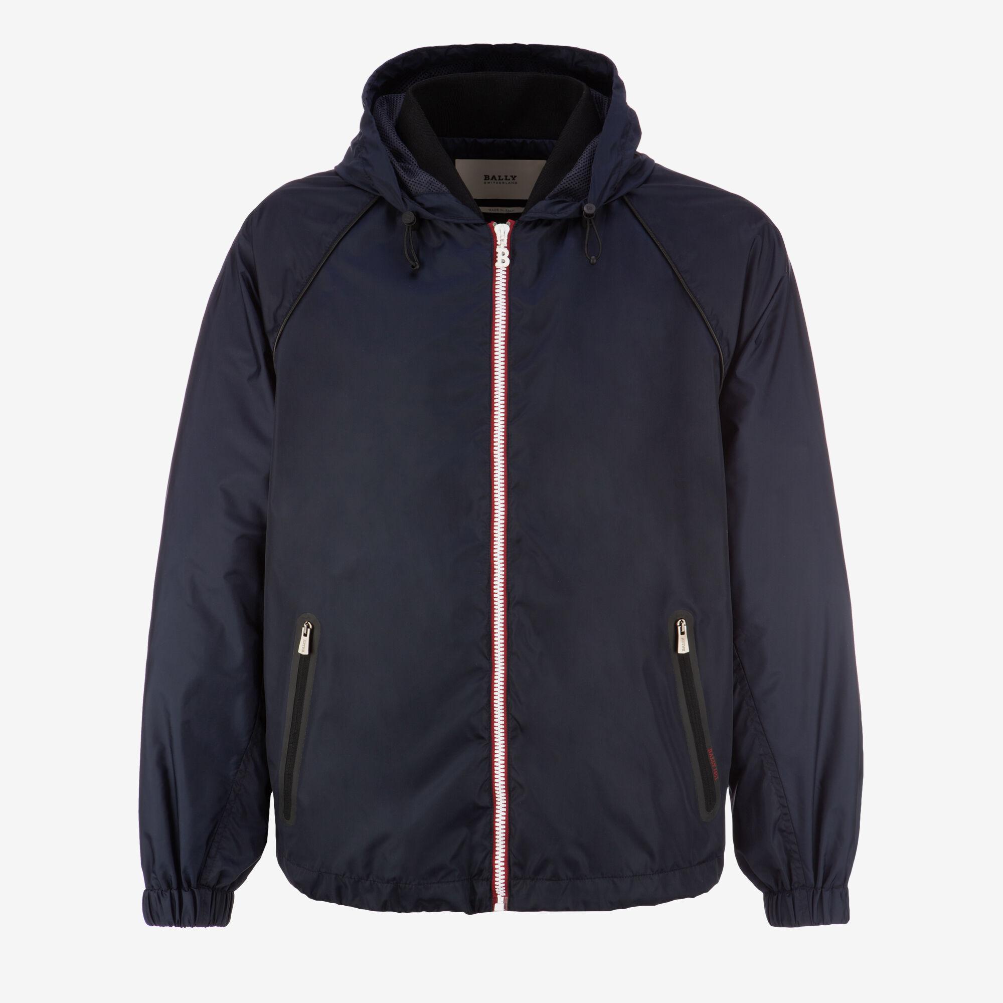 Bally Polyester Windbreaker in Blue for Men Lyst