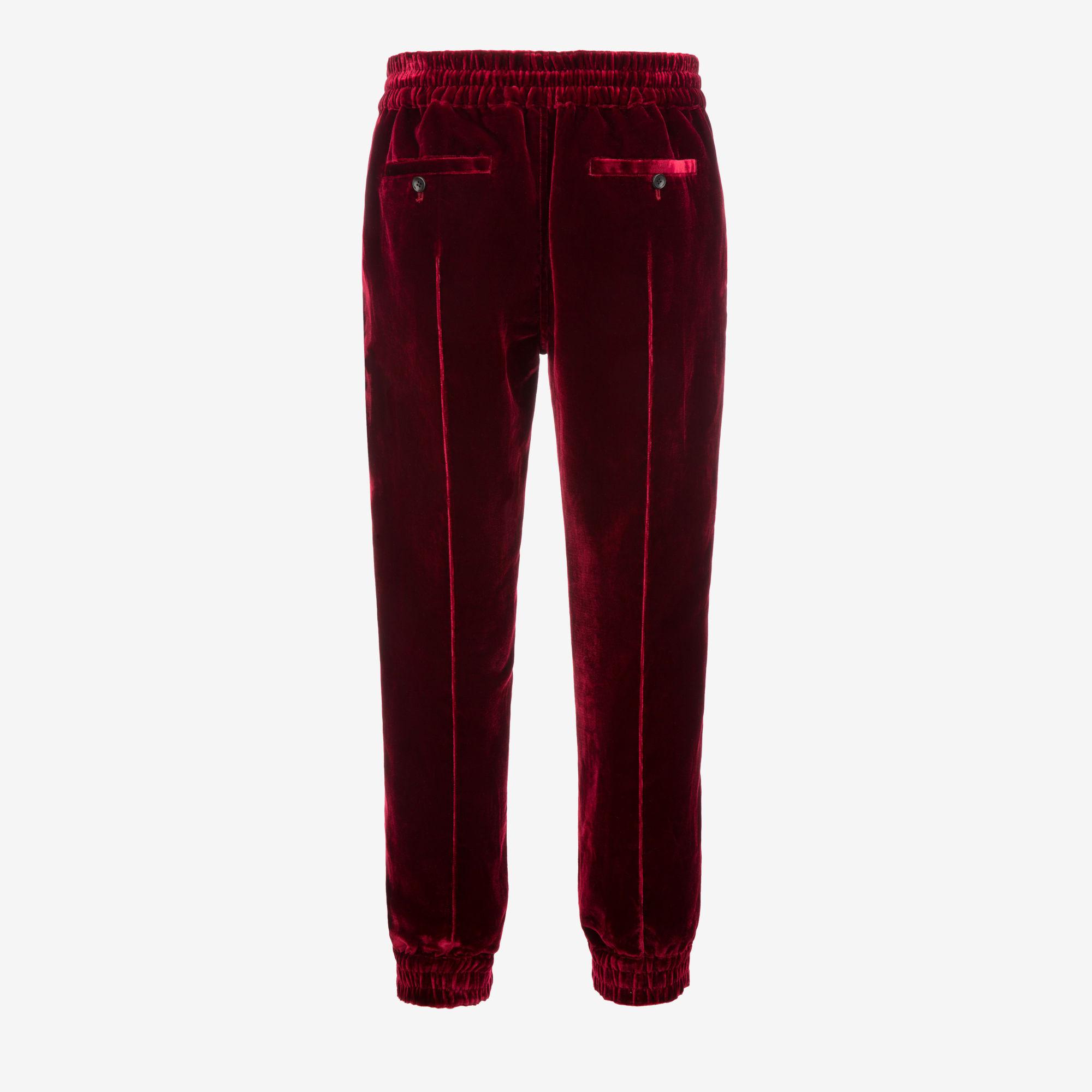 velvet flared tracksuit bottoms